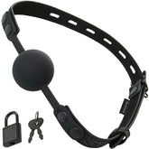 Sincerely Locking Lace Silicone Ball Gag